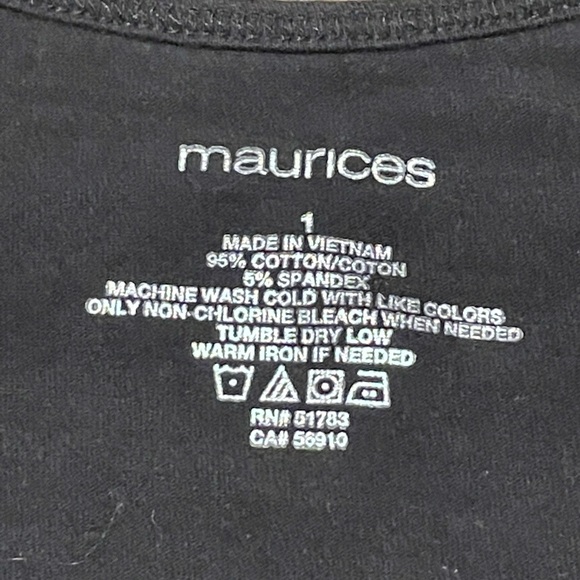 Maurice’s basic black tank - Picture 3 of 3